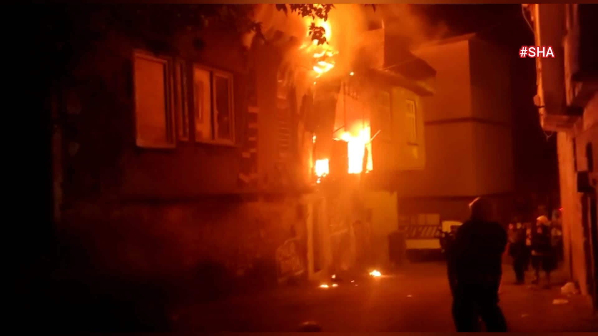 Kahramanmaraş’ta müstakil evde yangın