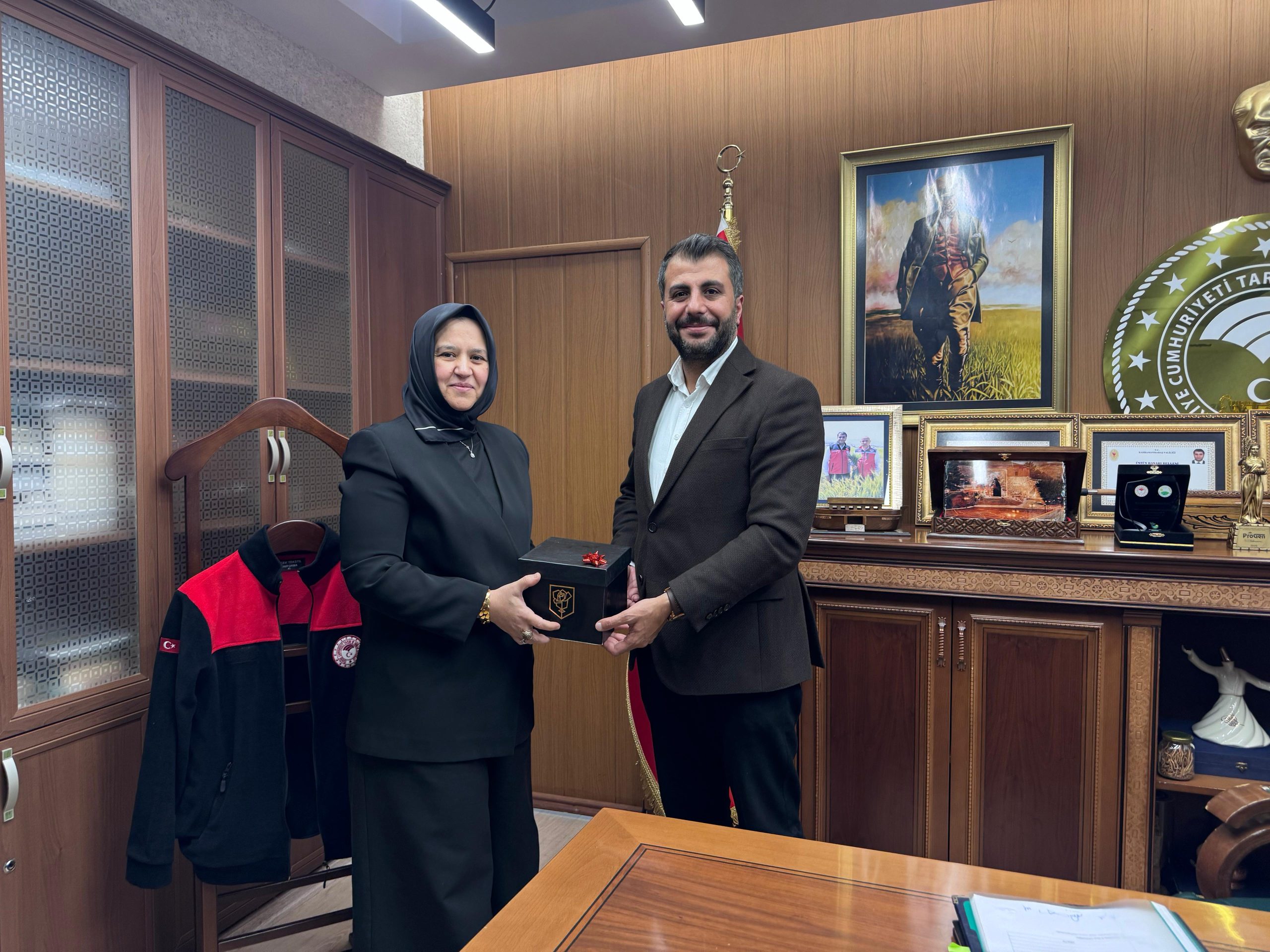 Gastromaraş Mürüvvetin Mutfağı Akademisi kurucularından İl Tarım Müdürü Ramazan Bilir’e Ziyaret