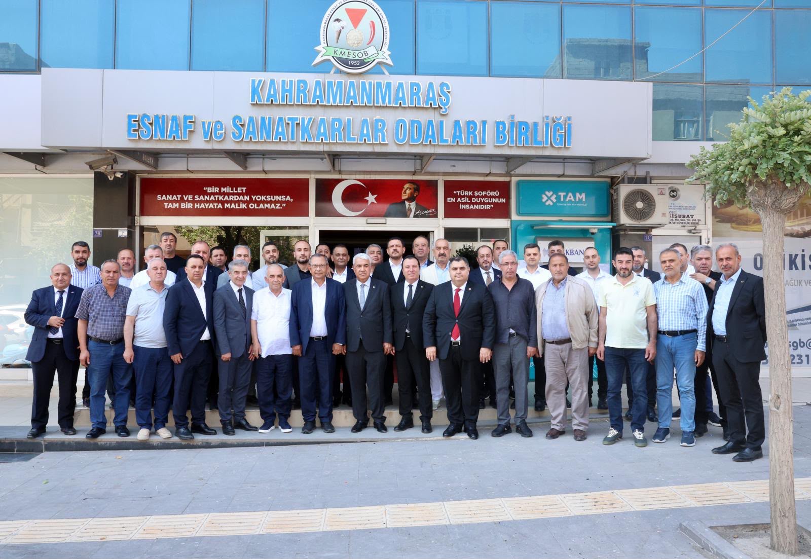KMTSO’dan KMESOB Başkanı Ahmet Kuybu’ya Hayırlı Olsun Ziyareti