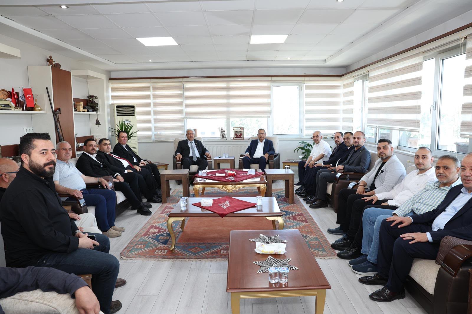 KMTSO’dan KMESOB Başkanı Ahmet Kuybu’ya Hayırlı Olsun Ziyareti